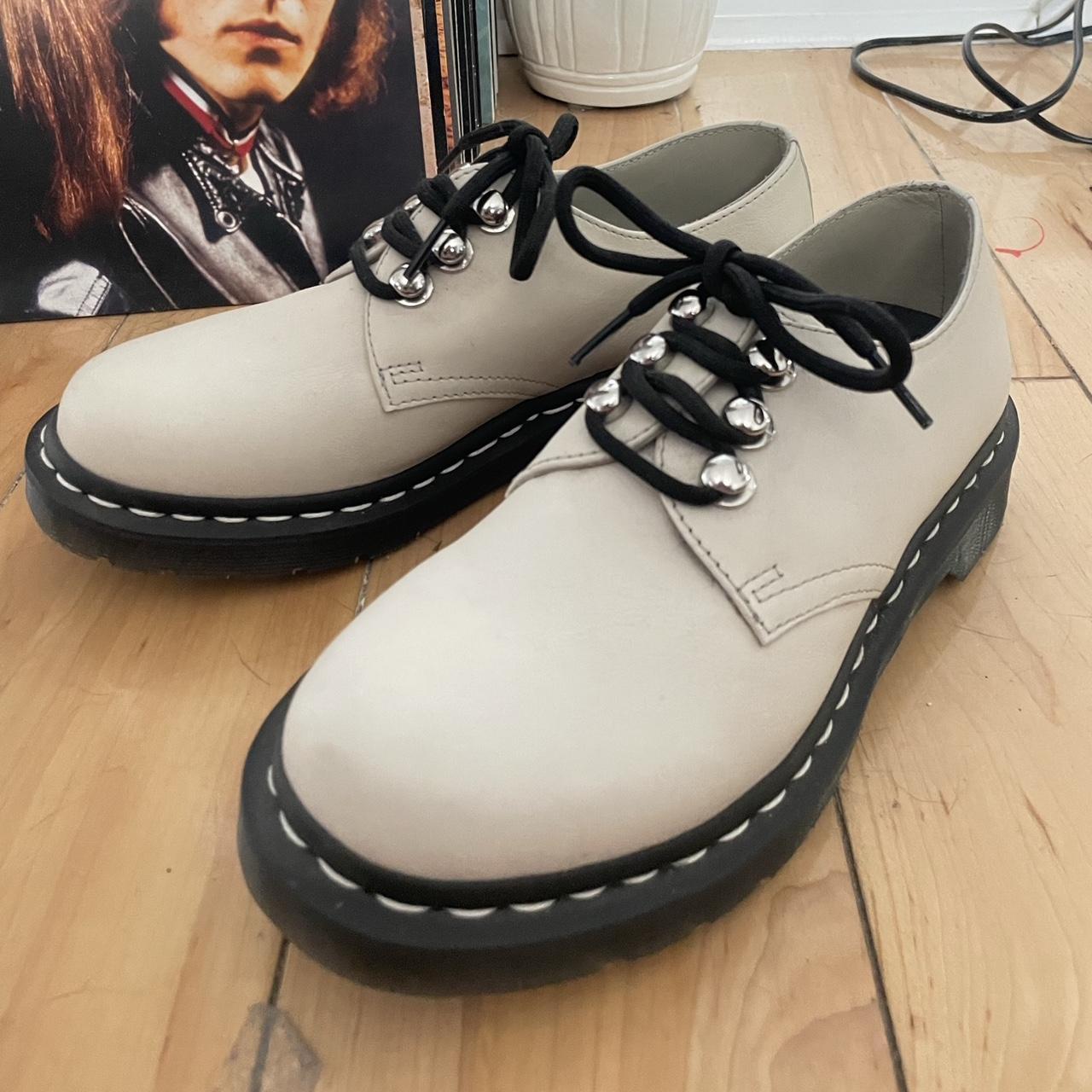 Dr. Martens white oxfords. Never worn before. They... - Depop