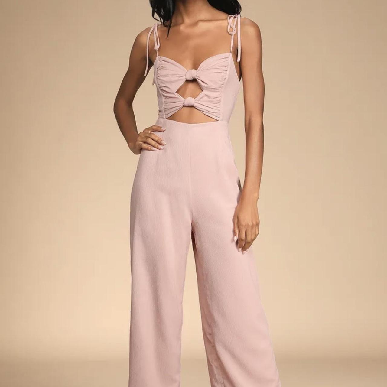 Baby pink jumpsuit womens online