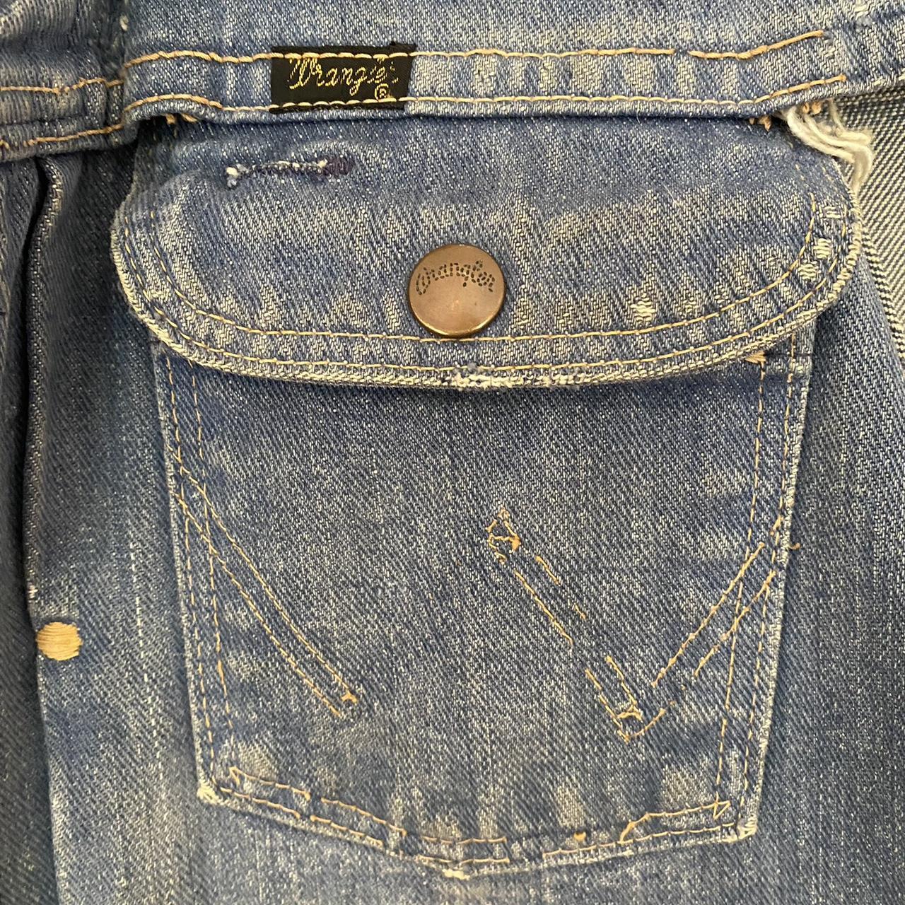 Wrangler Men's Vest - Blue/Navy - M – 1970s Blue … - image 8