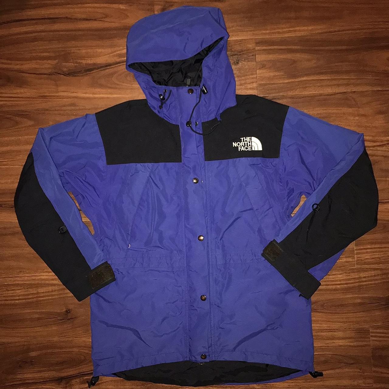 The North Face Women's Black and Purple Jacket | Depop