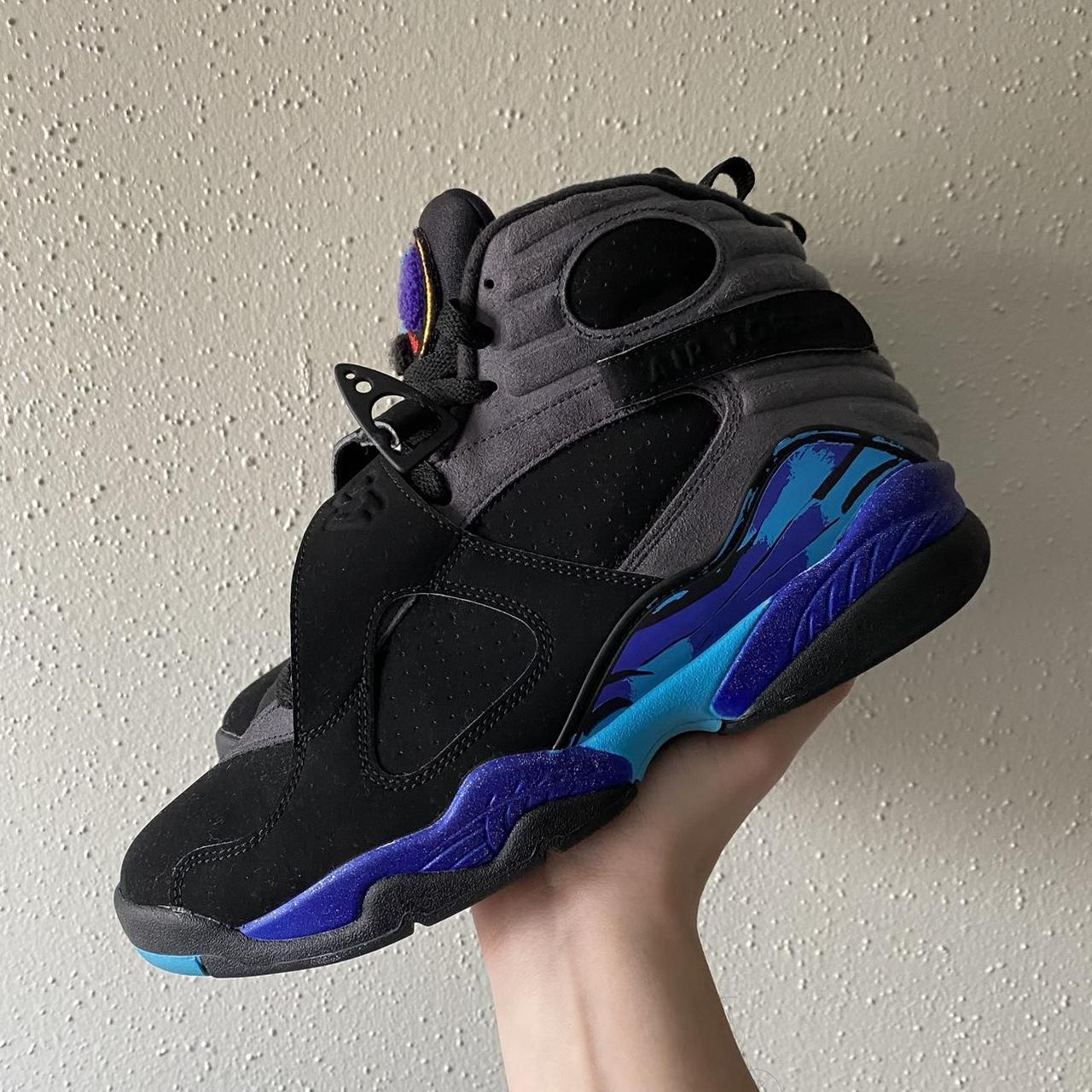 Michael Jordan aqua 8 lightly worn could pass as... - Depop