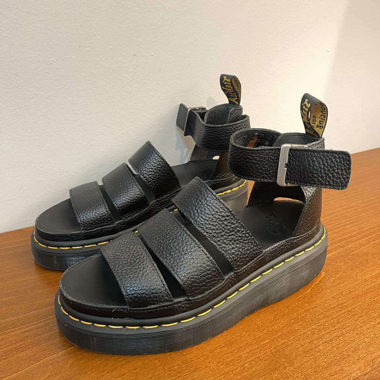 Doc Marten Clarissa II women’s leather platform... Depop