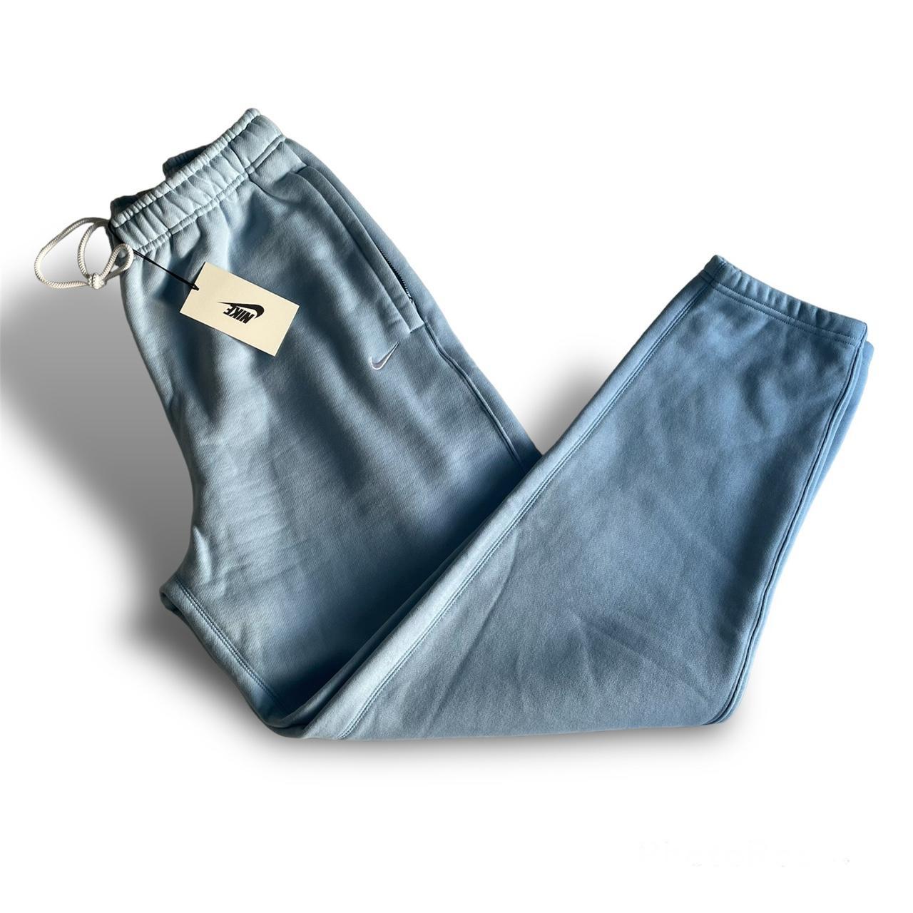 Nike NRG baby blue joggers. Zip pockets, drawstring... Depop