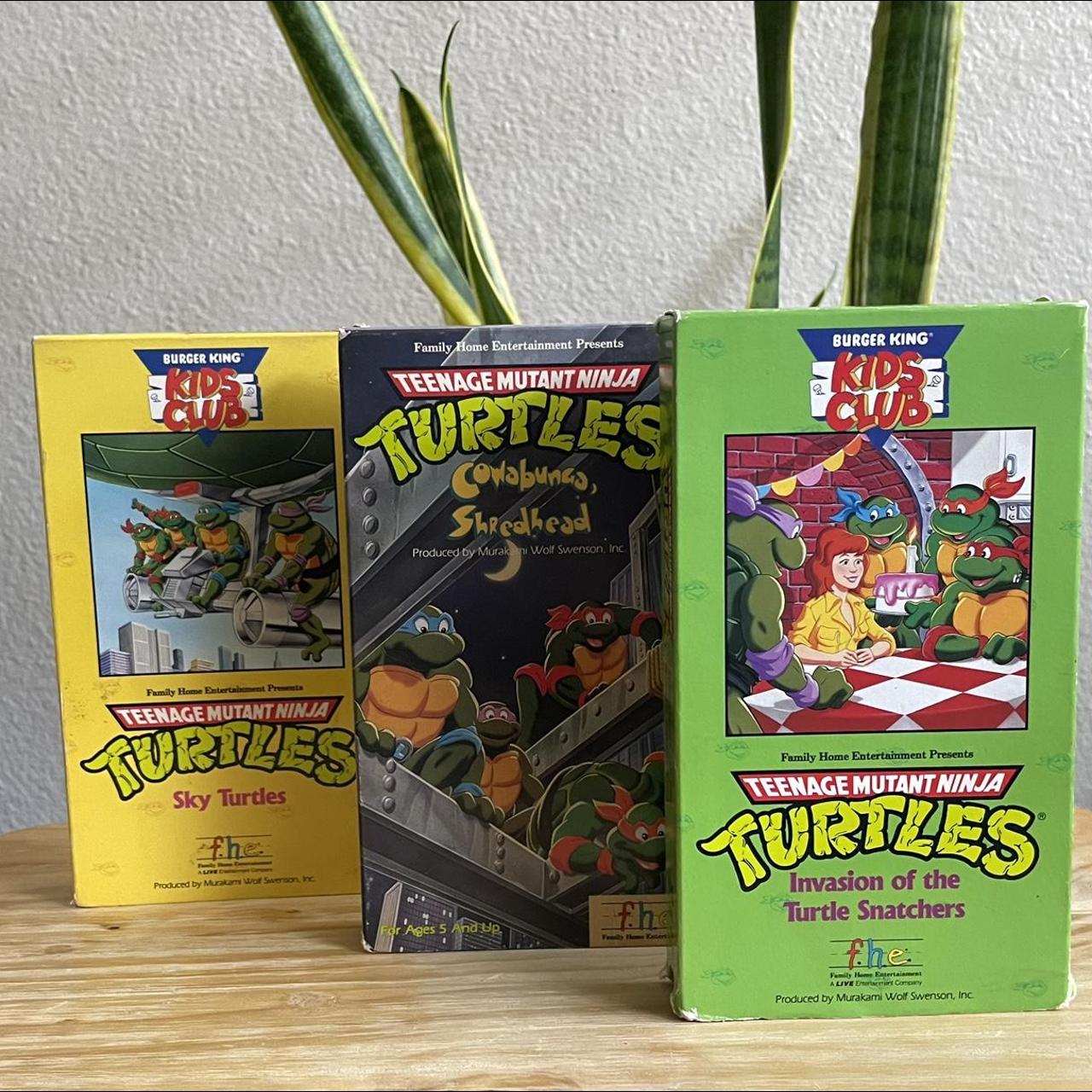 vintage 1980’s teenage mutant ninja turtles vhs... - Depop