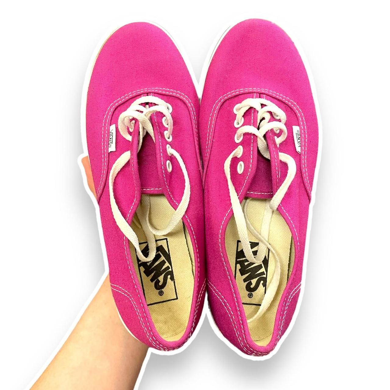 VANS Authentic Off The Wall Style Fuchsia Sneaker Shoe good