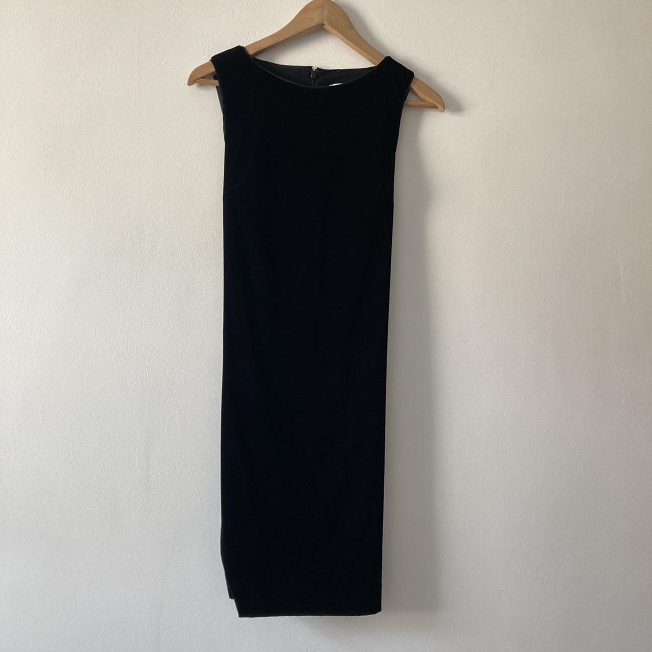 Black velvet REISS dress - size 8. Free delivery... - Depop
