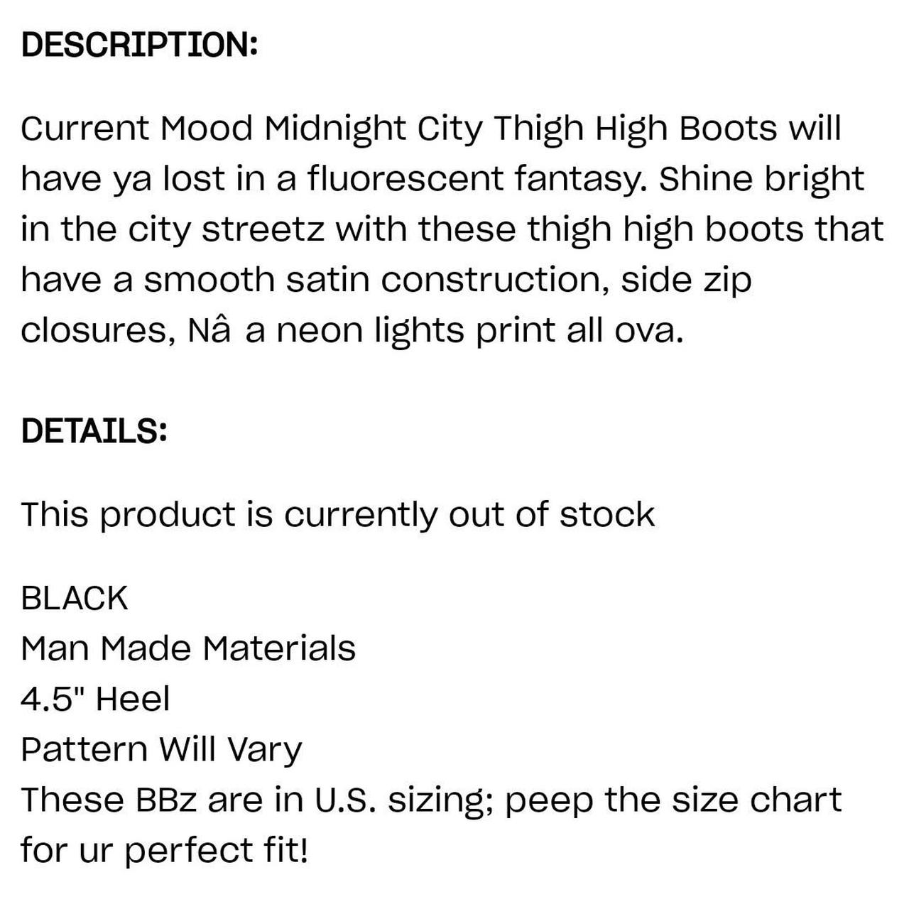 Dolls kill midnight city thigh high boots US 6... Depop