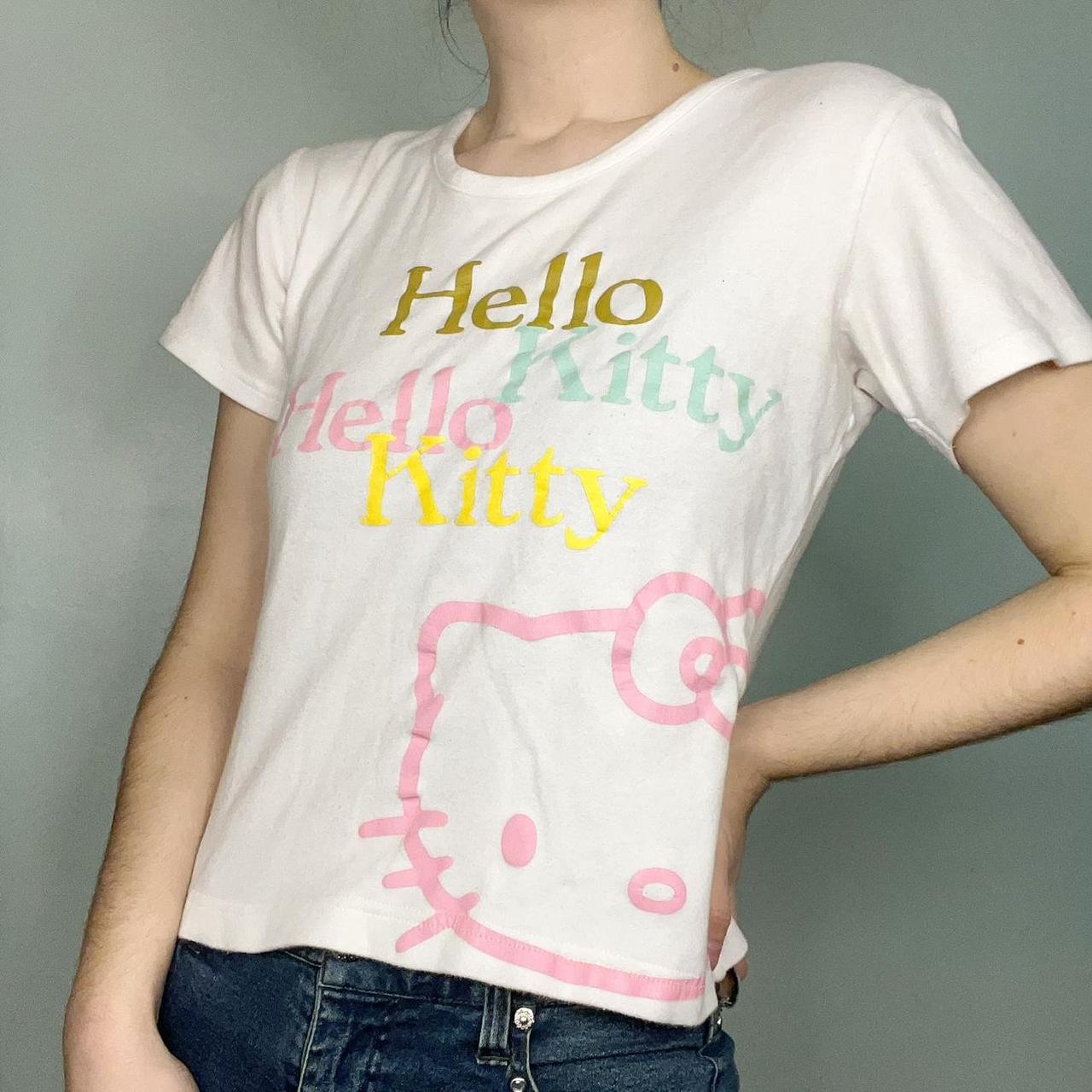 Vintage Y2K Hello Kitty Sanrio kawaii cartoon cat... - Depop