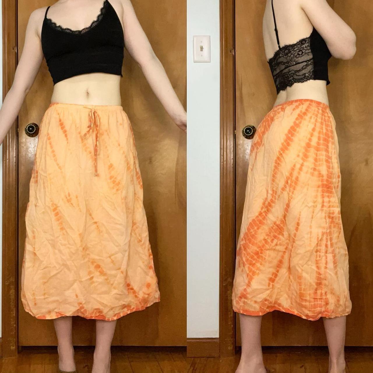 Wet Seal Women's Orange Skirt (3)