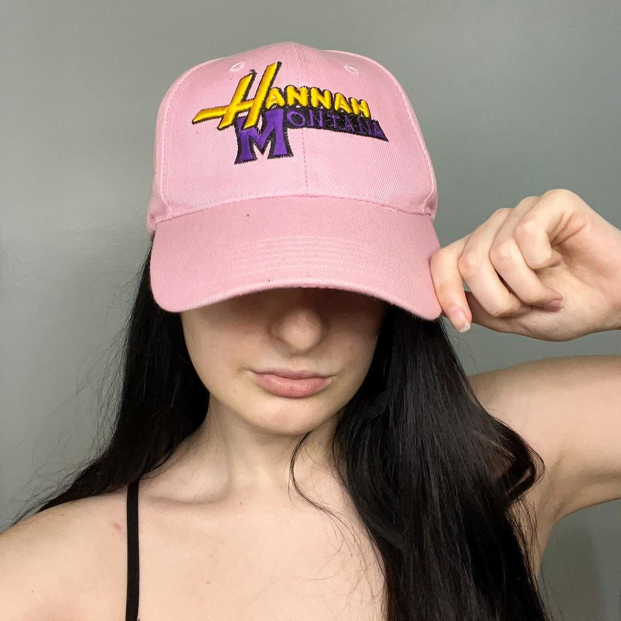 Vintage Y2K pink Hannah Montana spell out... - Depop