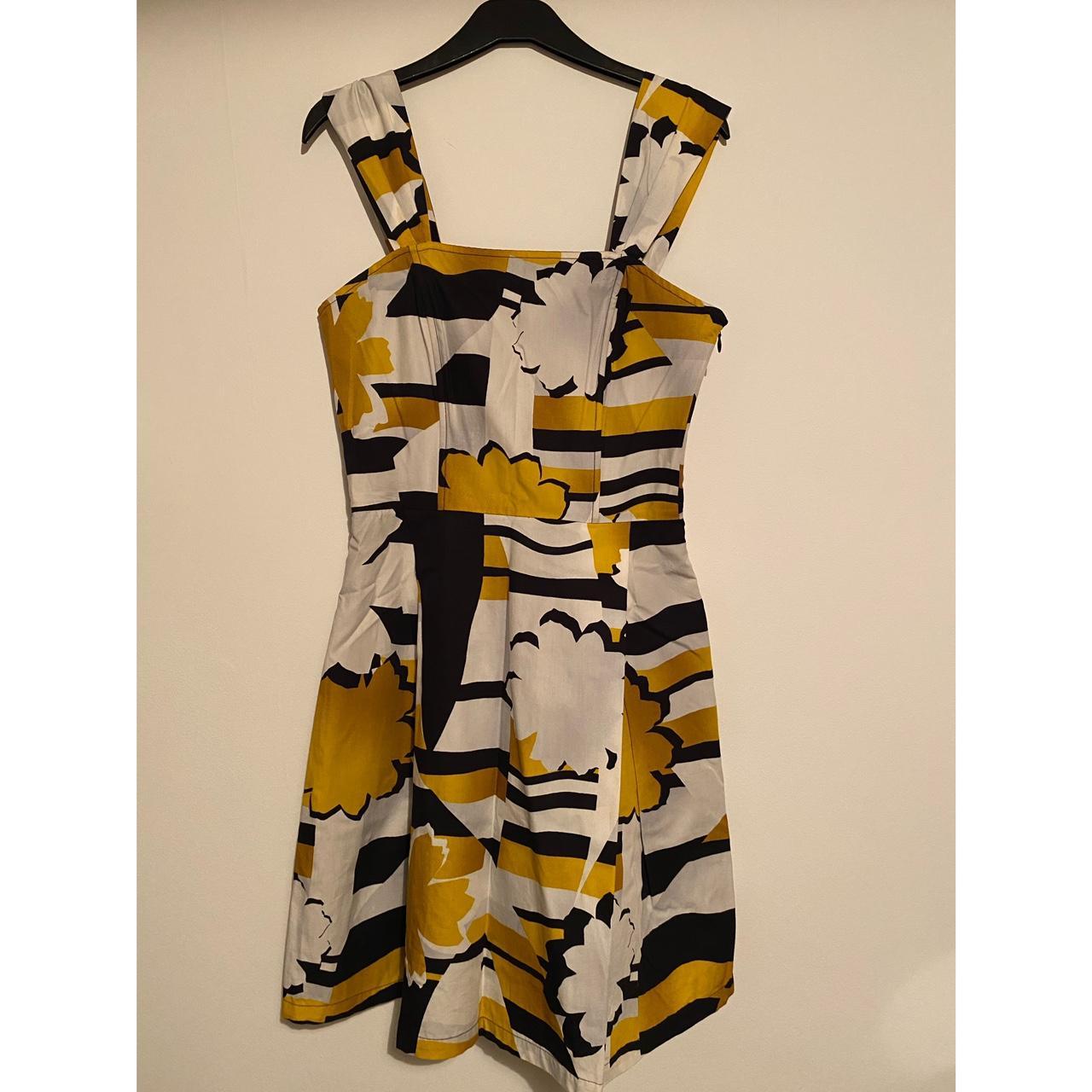 Women's Black and Yellow Dress | Depop