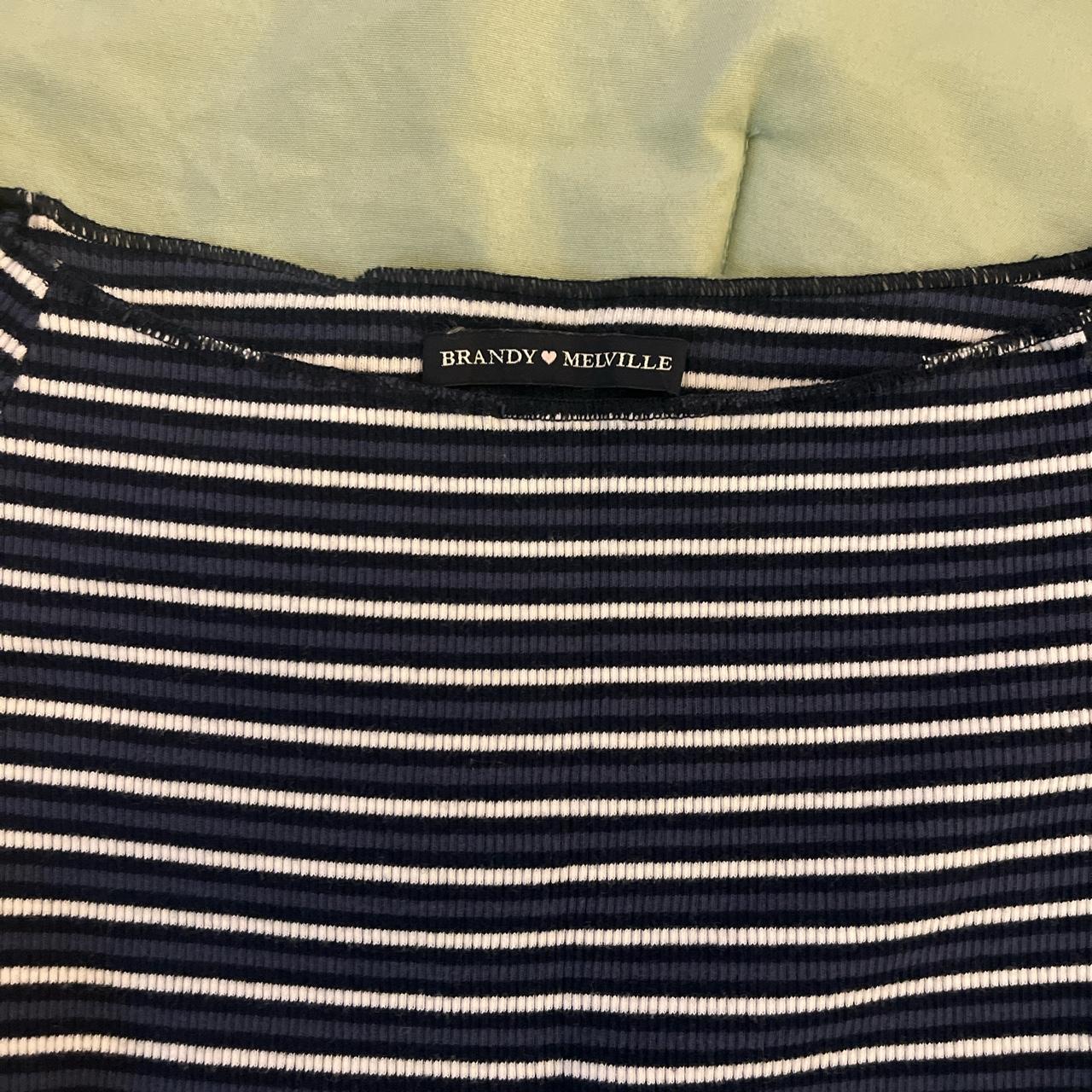 Cropped Brandy Striped Shirt 🫶🏽 Shipping... Depop