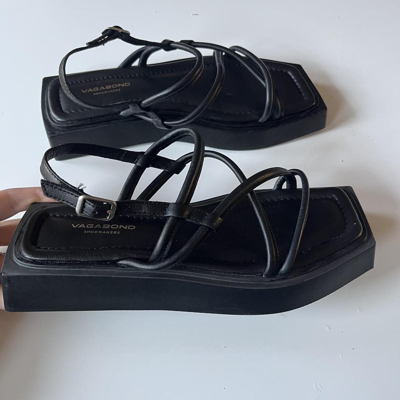 Vagabond Women's Black Sandals | Depop