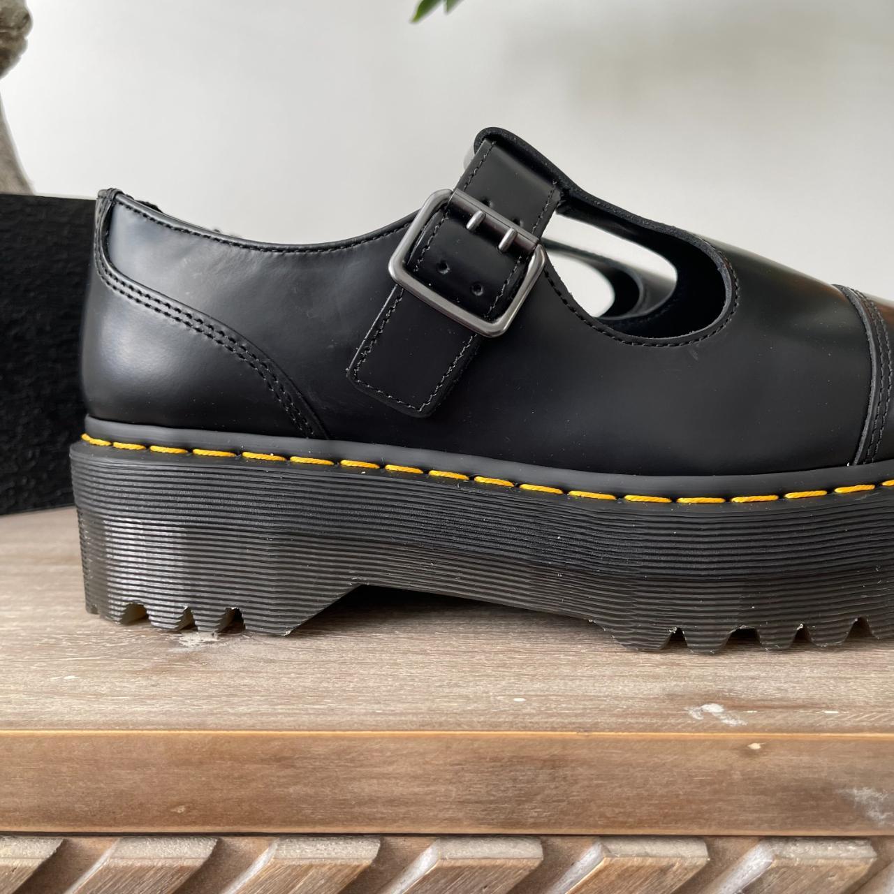 Dr Martens Bethan Mary Jane Quad Platform Black - Depop