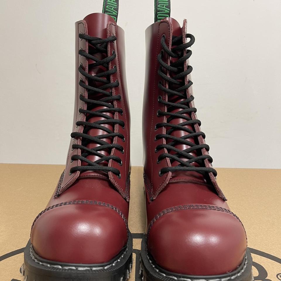 Cherry red steel toe on sale boots