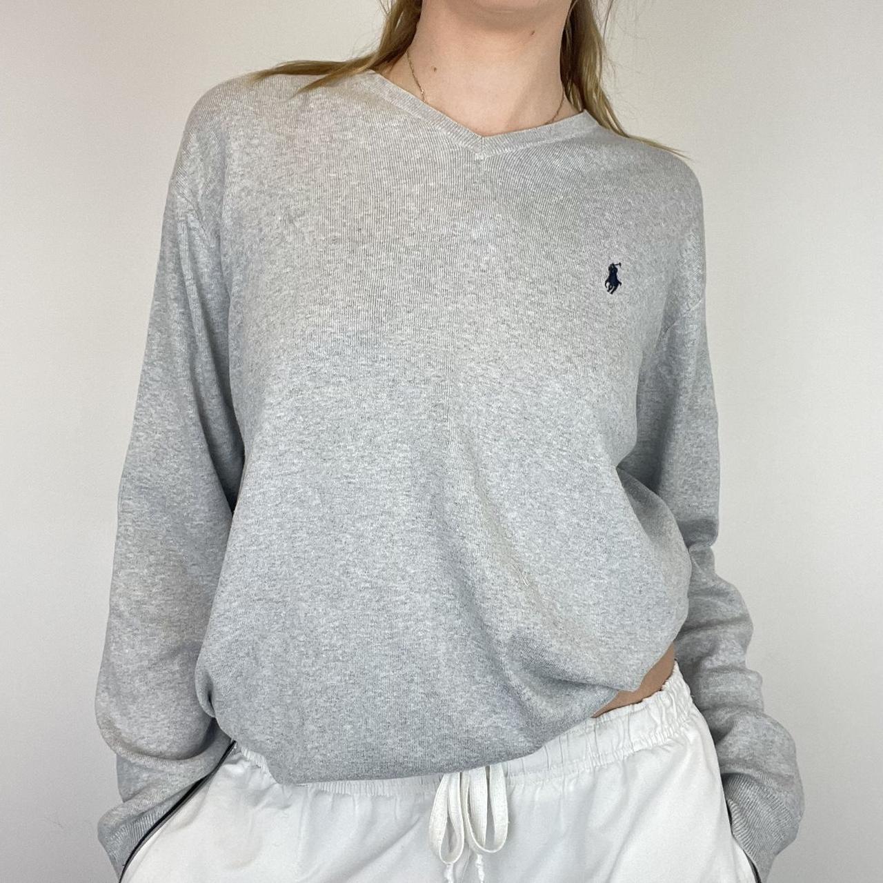 Grey ralph outlet lauren jumper womens