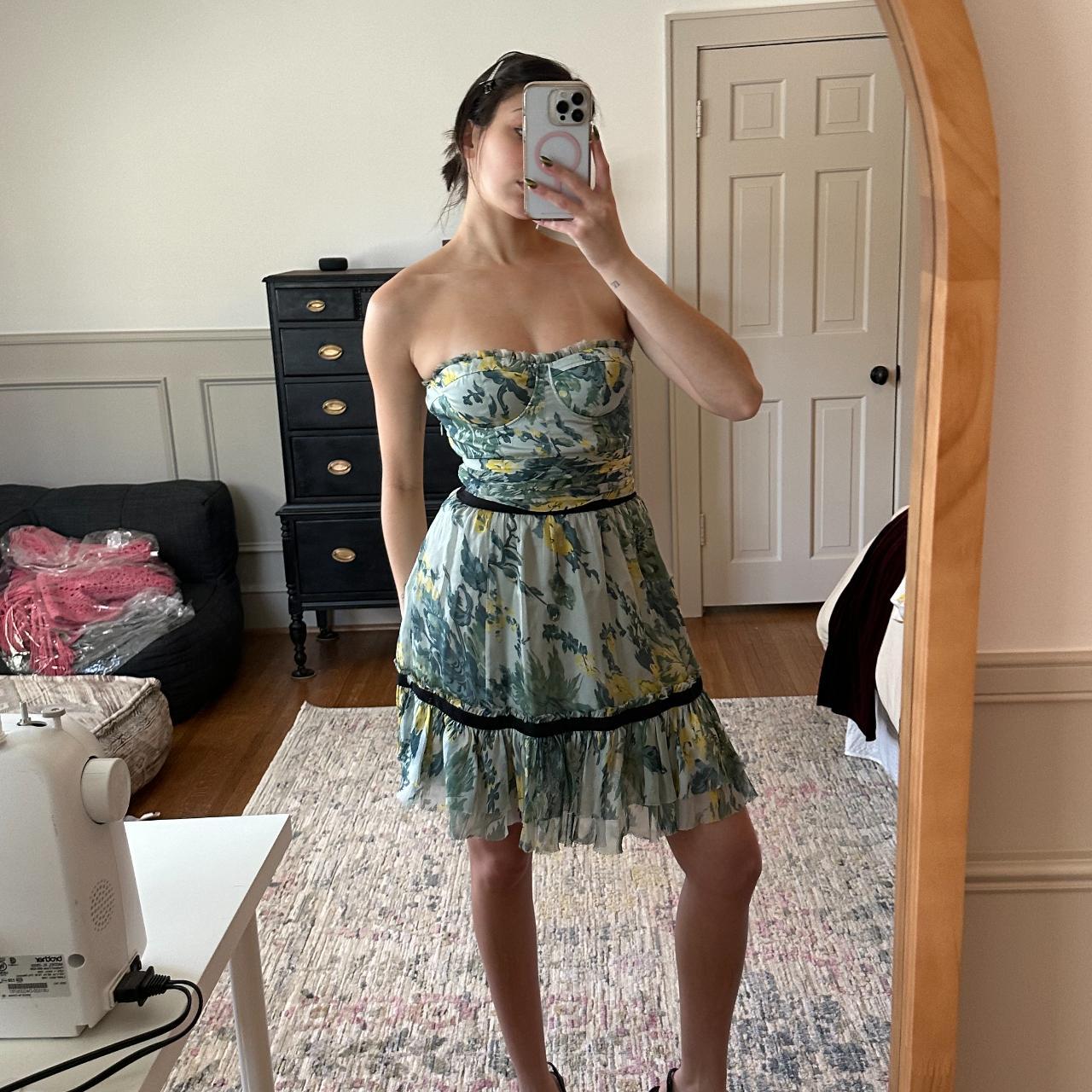 -elizabeth and james dress, -size 2, -strapless