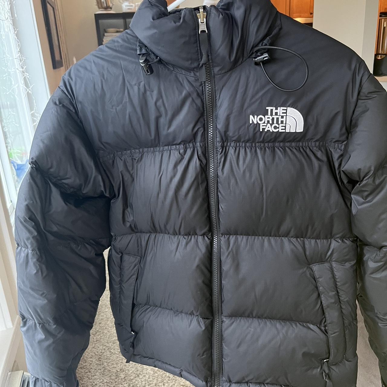 The North Face Men's Black and White Jacket | Depop