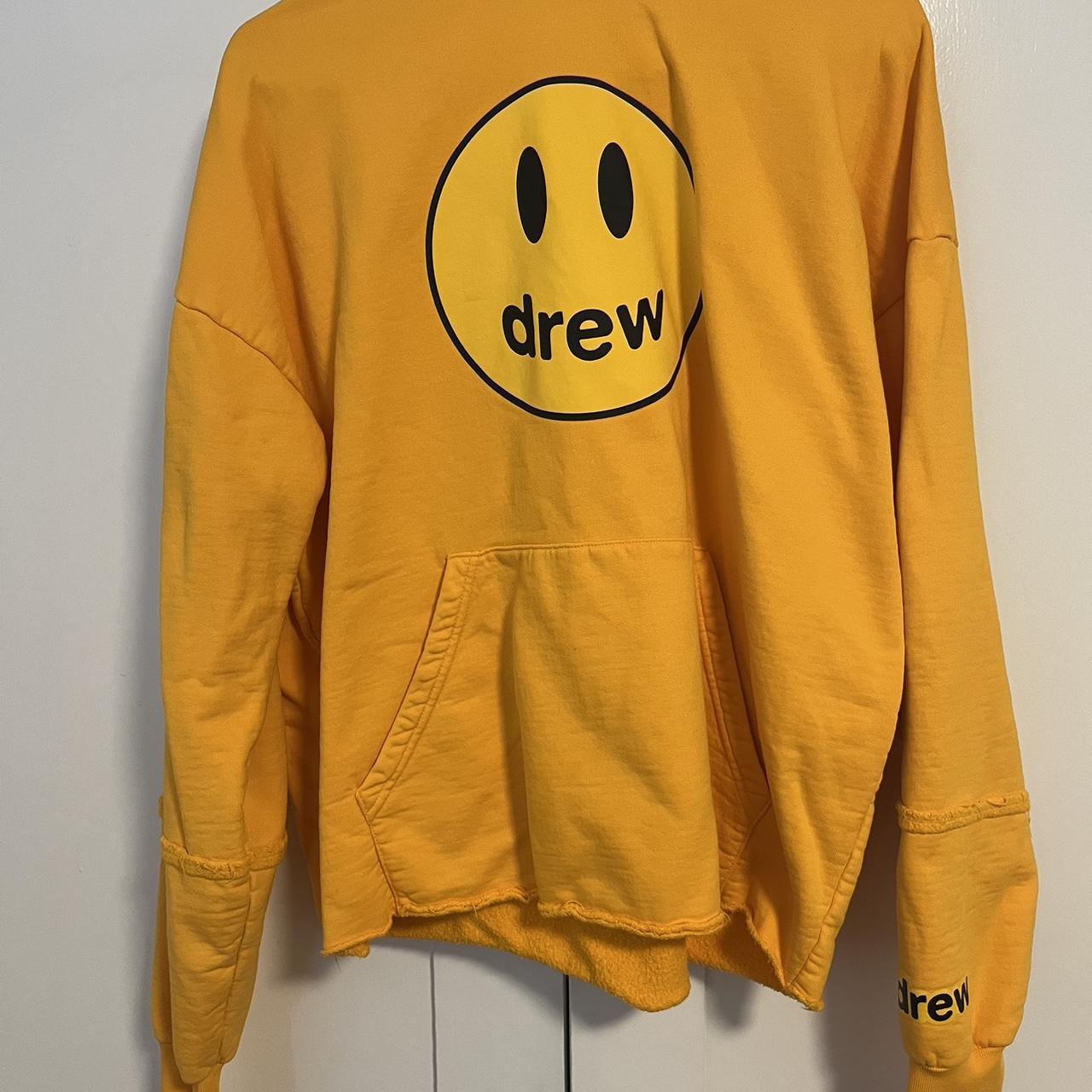 Drew House Mascot Golden Yellow Hoodie Condition... - Depop