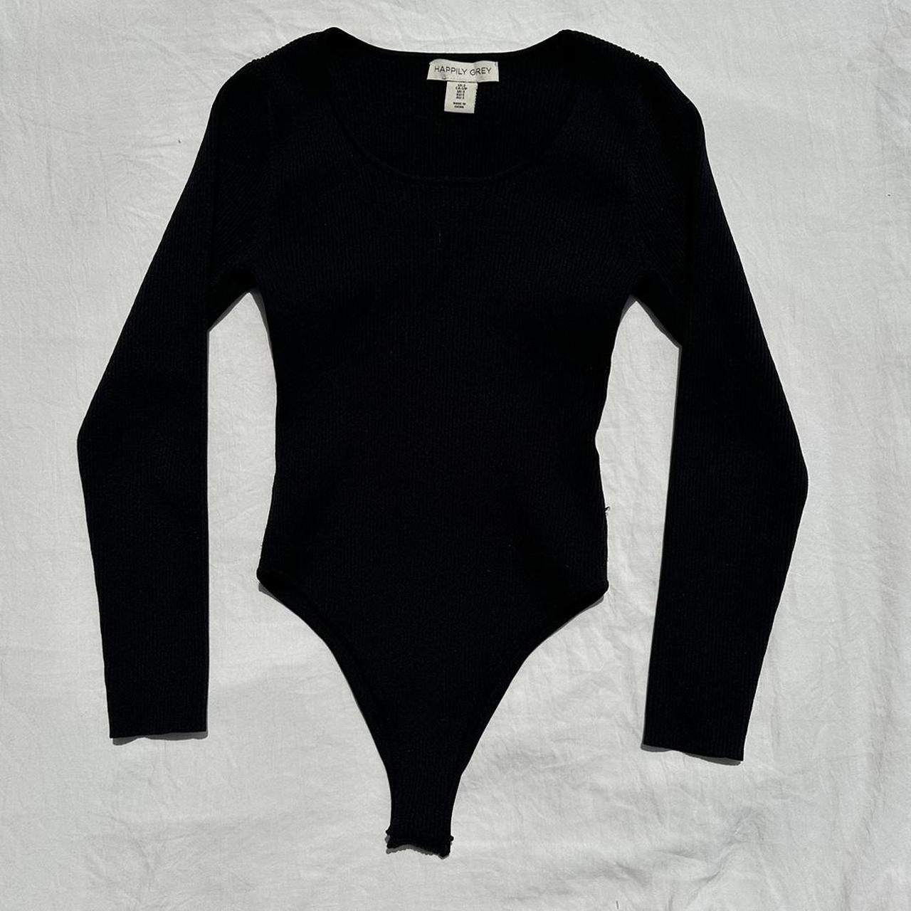 Urban Outfitters Women's Black Bodysuit | Depop