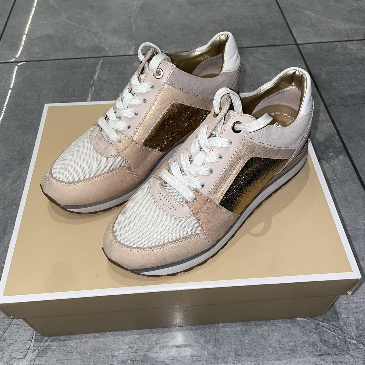 Michael kors rose gold trainers online