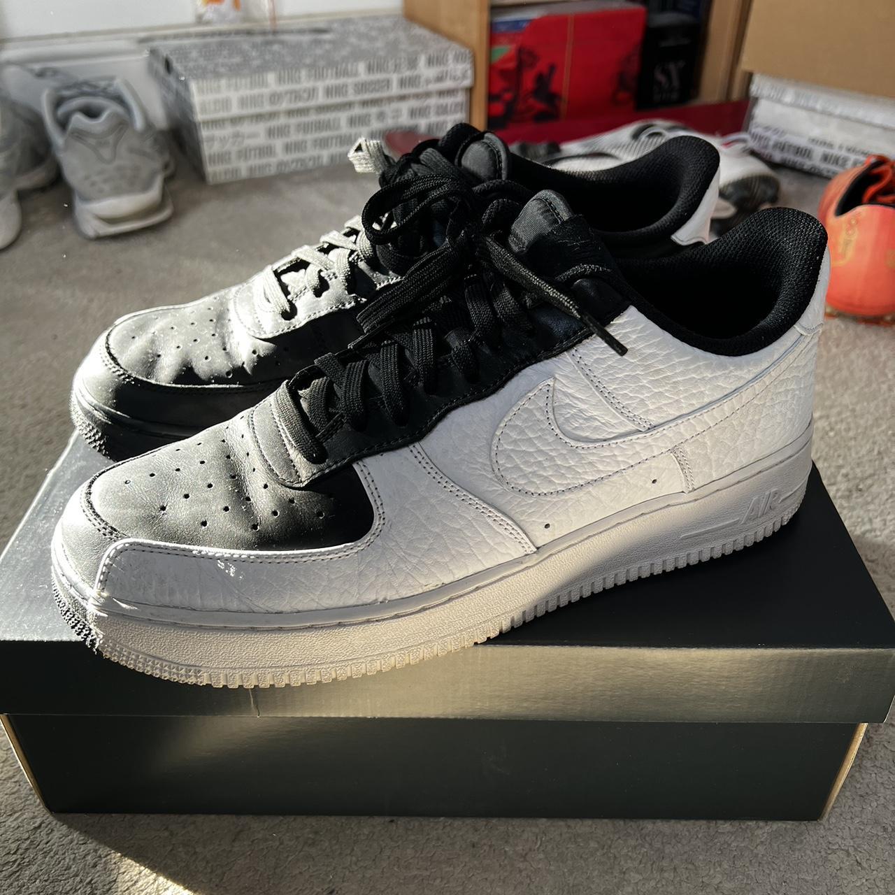 air force 1 split black and white