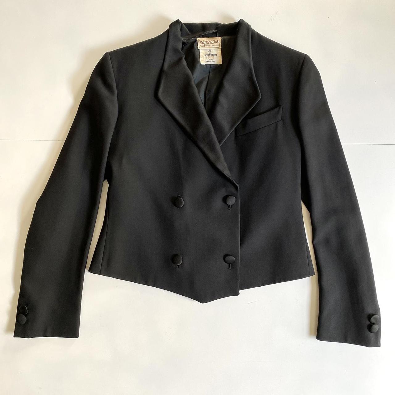 Cerruti 1881 Women's Black Jacket | Depop