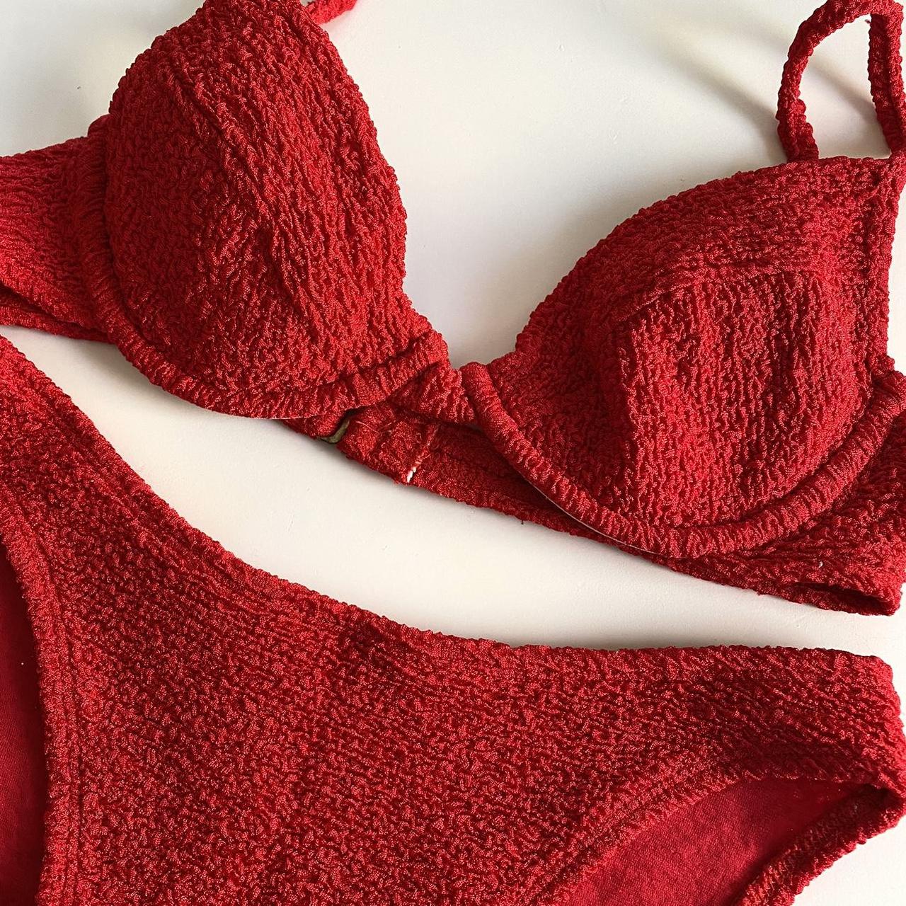 Oscar de la Renta Women's Red Bikinis-and-tankini-sets | Depop