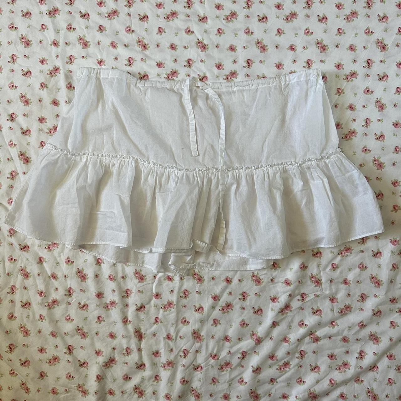 Victoria’s Secret tiered mini skirt 🐚🤍👼🏼 Size large... - Depop