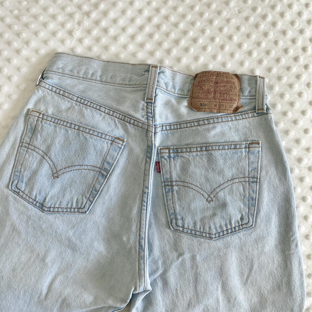 Levis 501 light broken clearance in