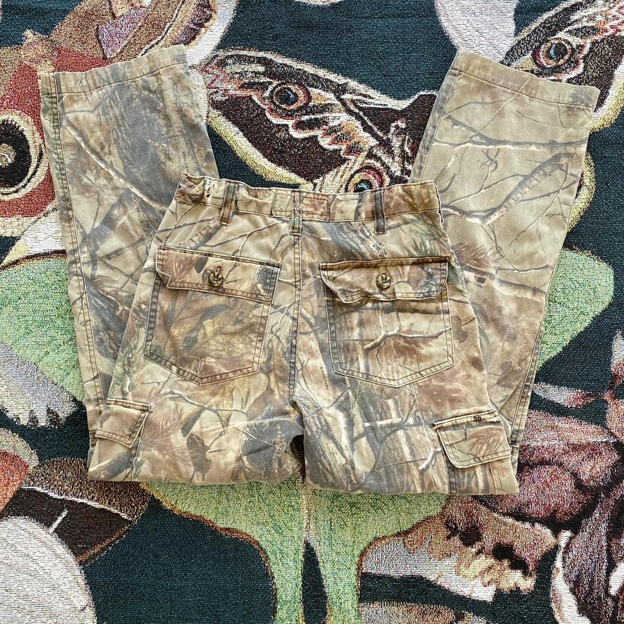 Russell Athletic Women's Khaki and Green Trousers Depop