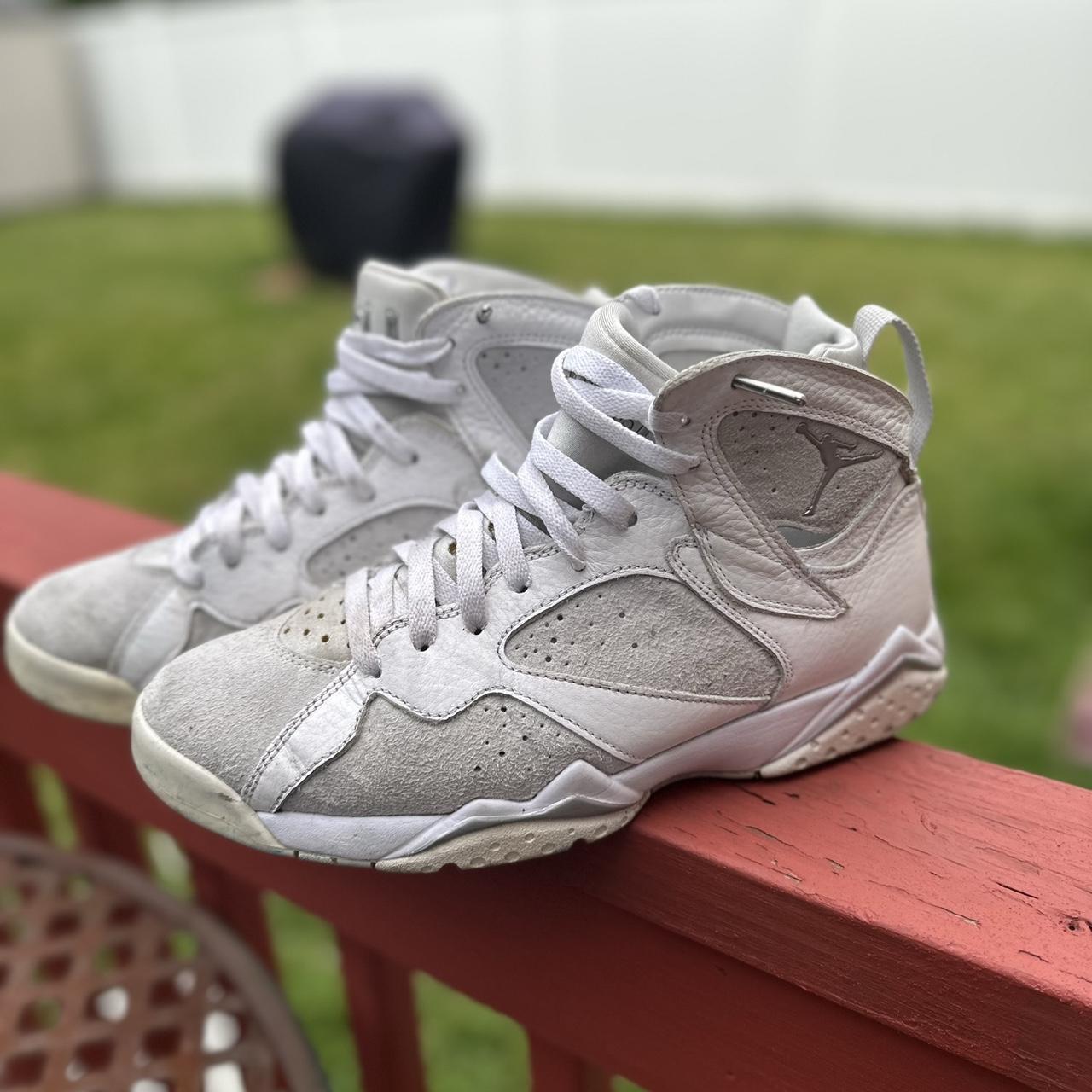 Platinum jordan 7 best sale