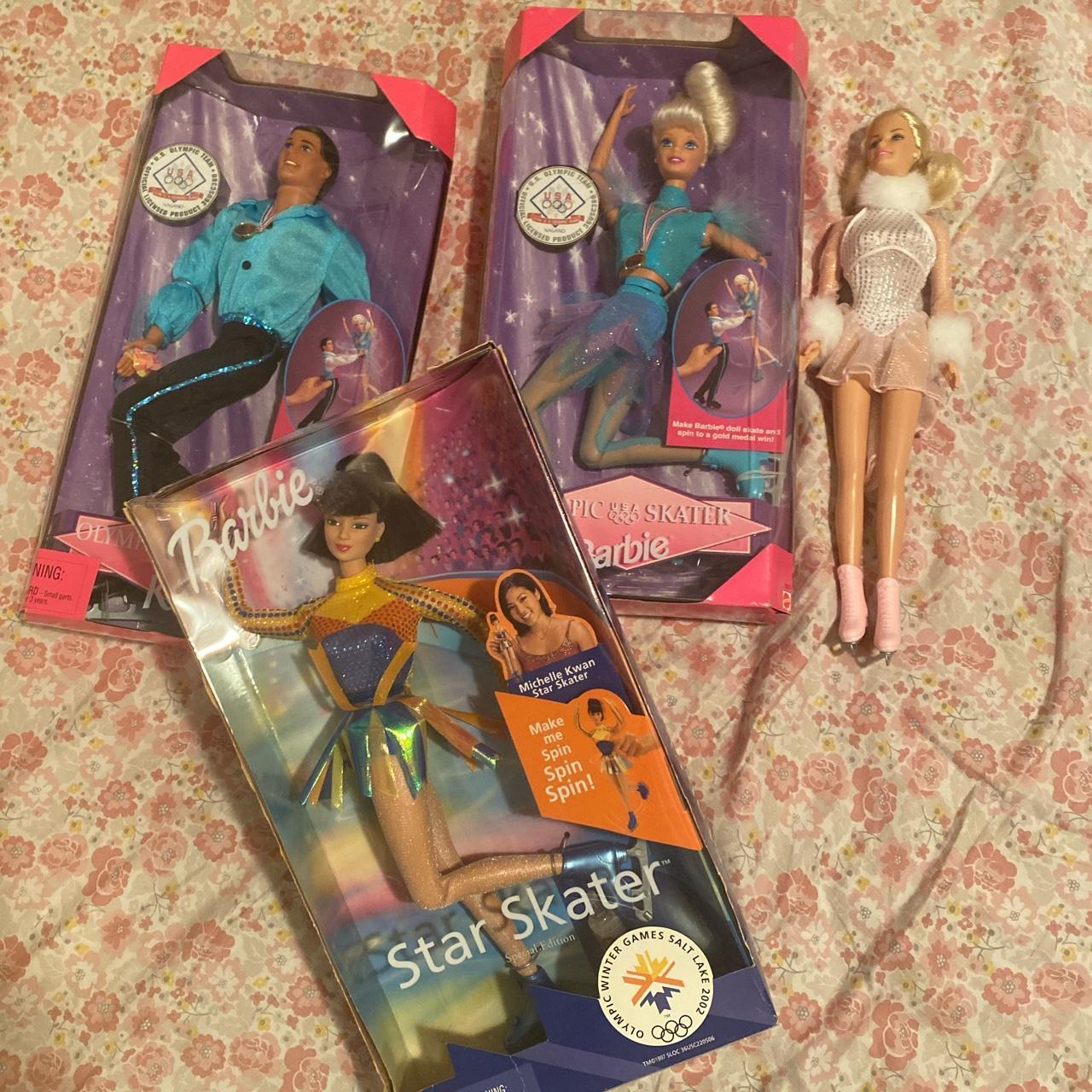 Not eligible for trade Ice skater Barbie bundle Depop