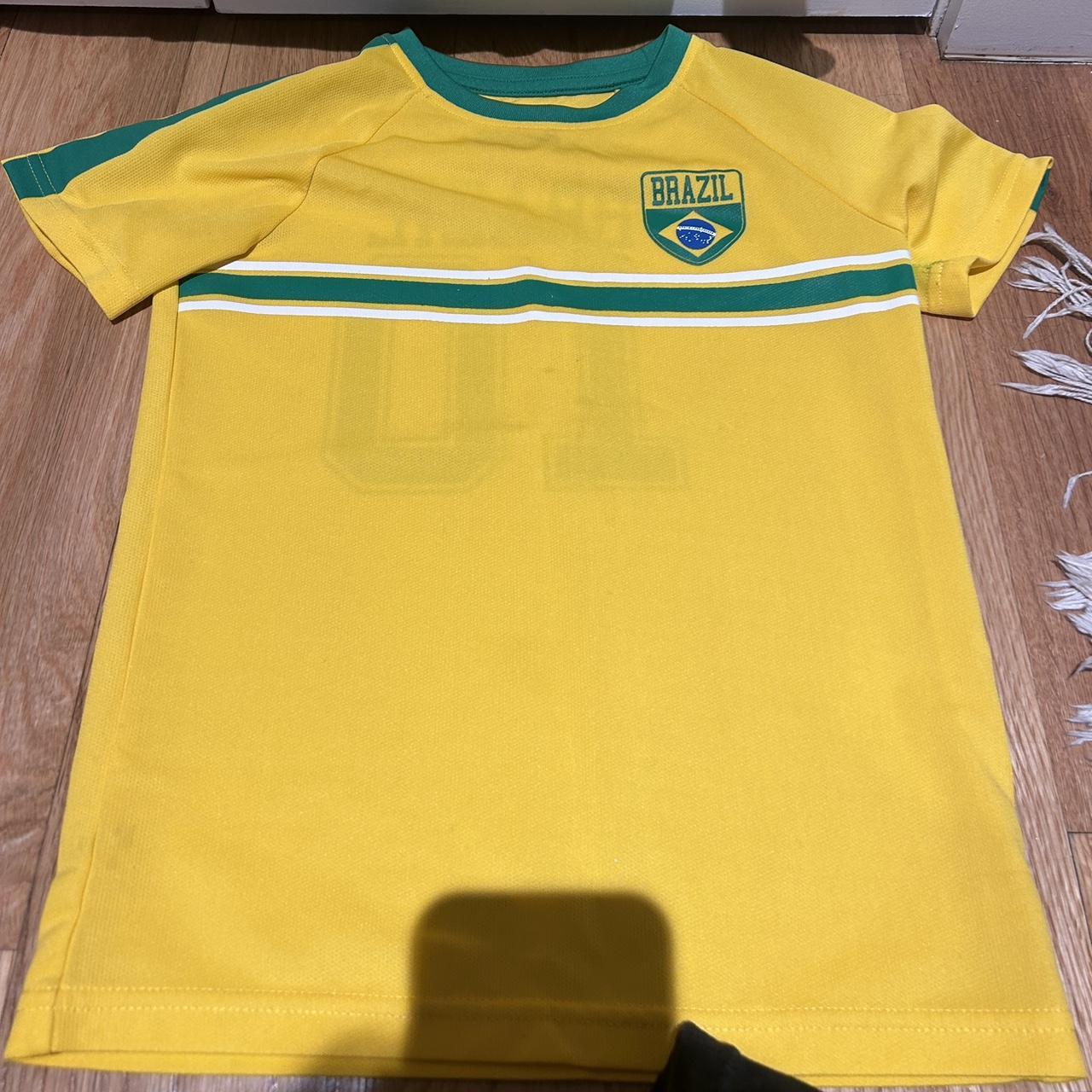 Brazil baby tee Some flaws see pictures Size xs-s... - Depop