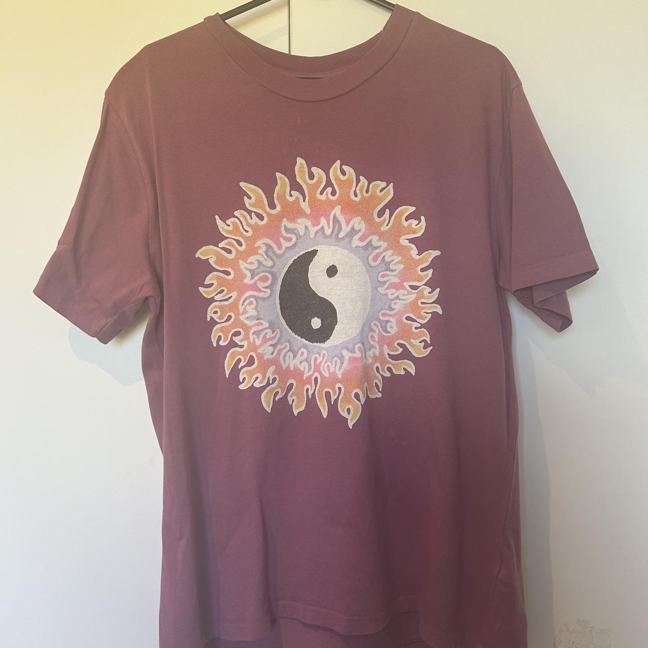 unif yin yang tshirt worn once, good condition Depop