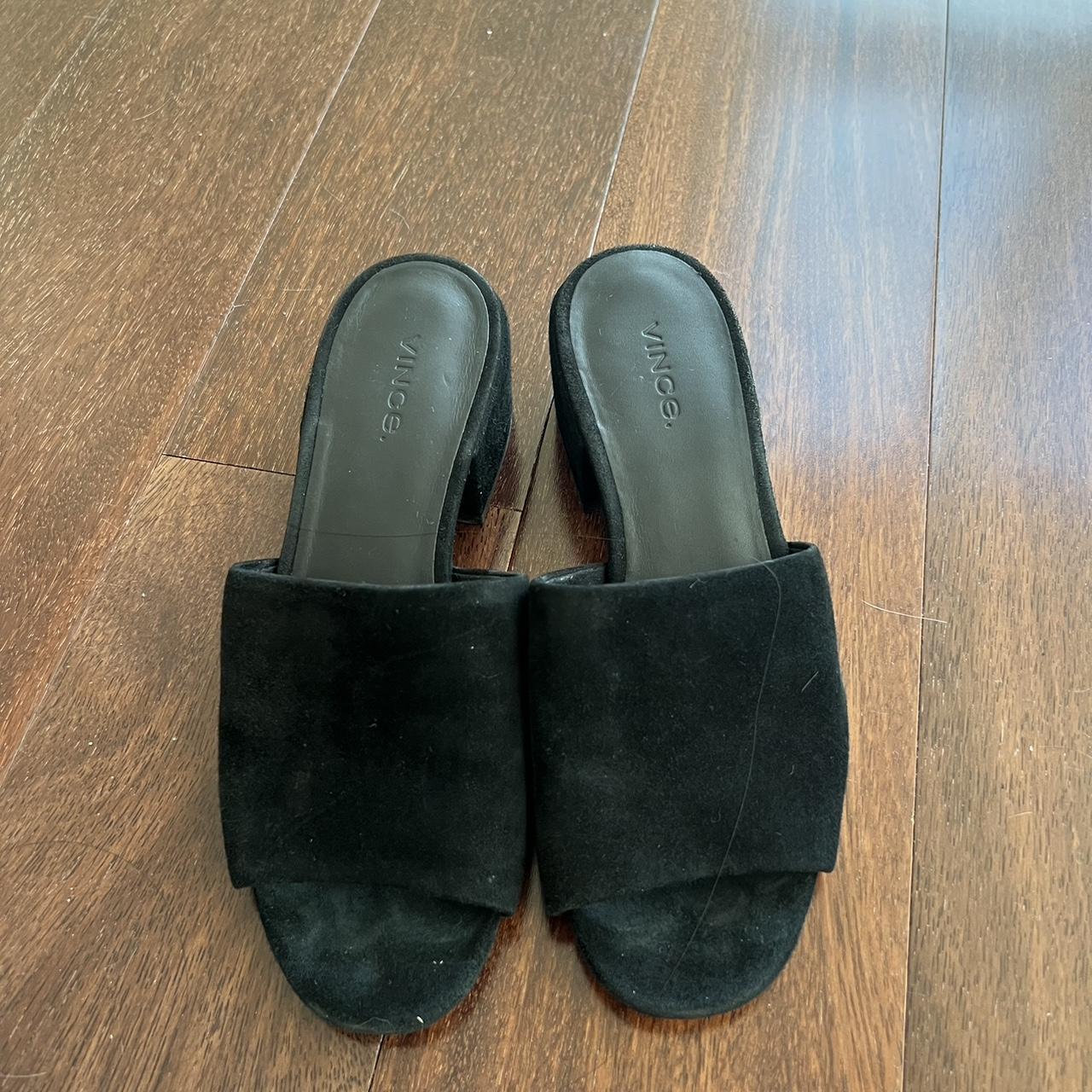 wide white block heels