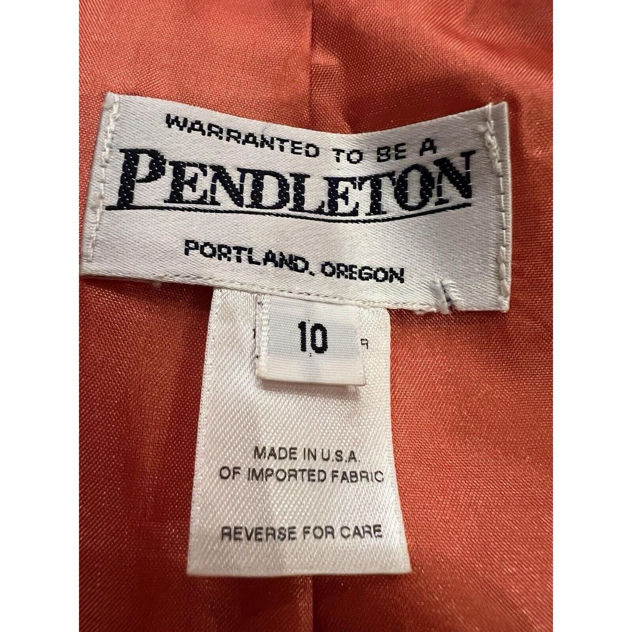 Pendleton Women's Jacket - Orange/Red - 10 – Pend… - image 5