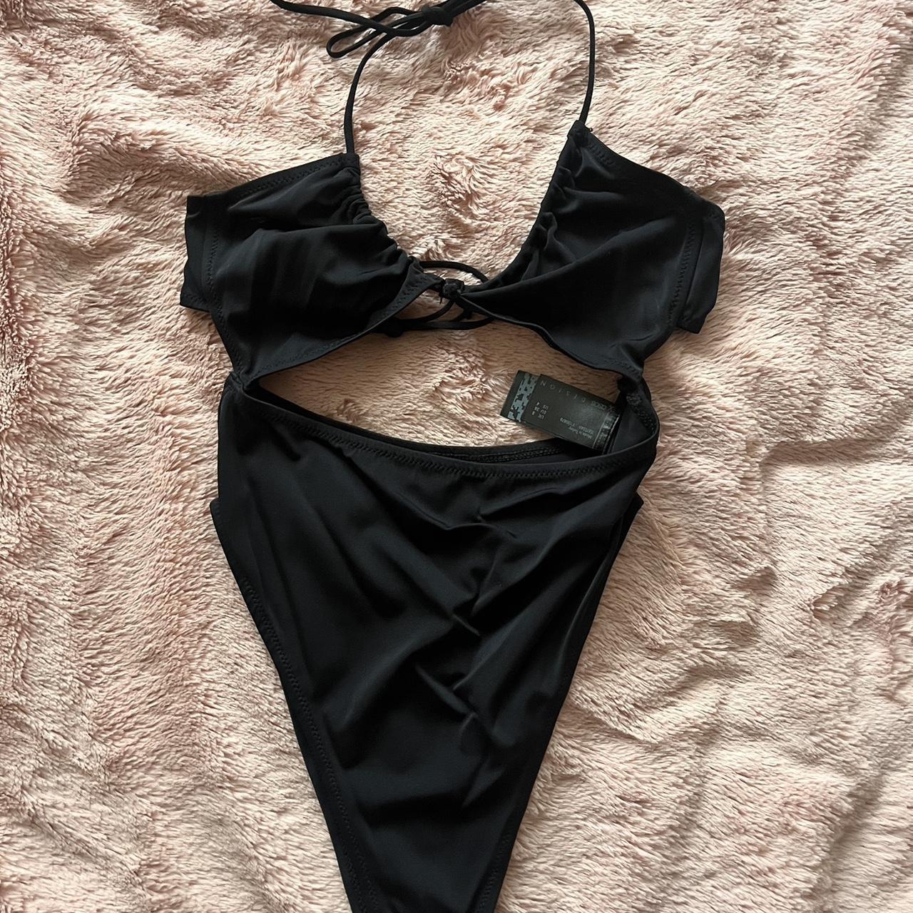 ASOS Women's Black Bodysuit | Depop