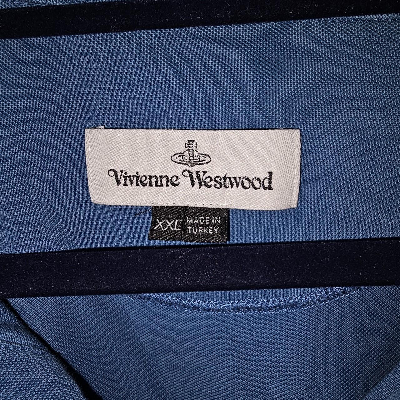 Vivienne Westwood polo shirt Whiting around the neck... - Depop