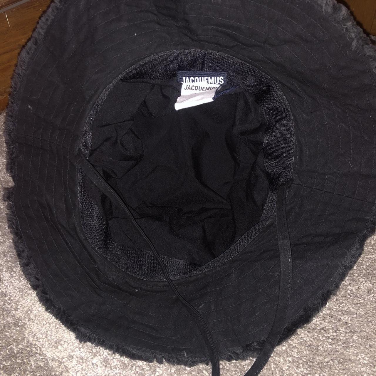 Jacquemus Women's Black Hat | Depop