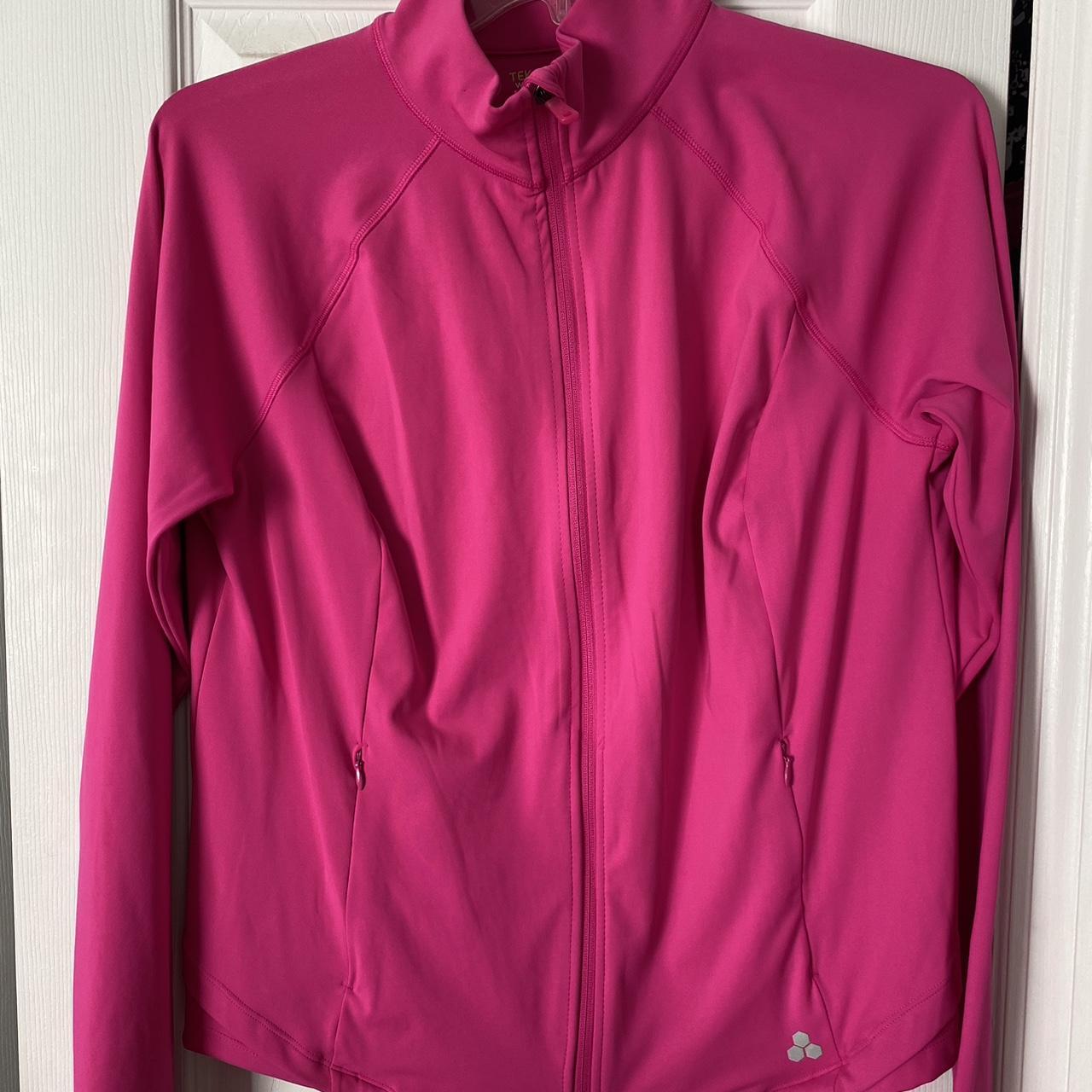 Tekgear hot pink athletic jacket BBL jacket