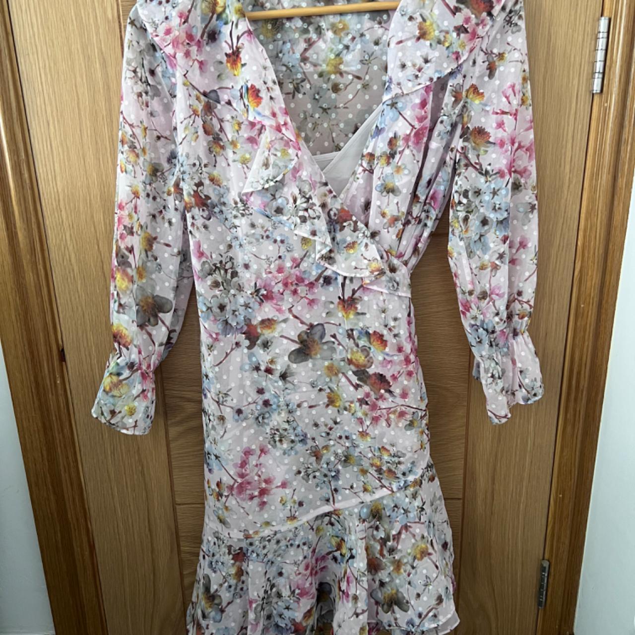 Floral Pink Ted Baker Dress. Beautiful Ted Baker... - Depop