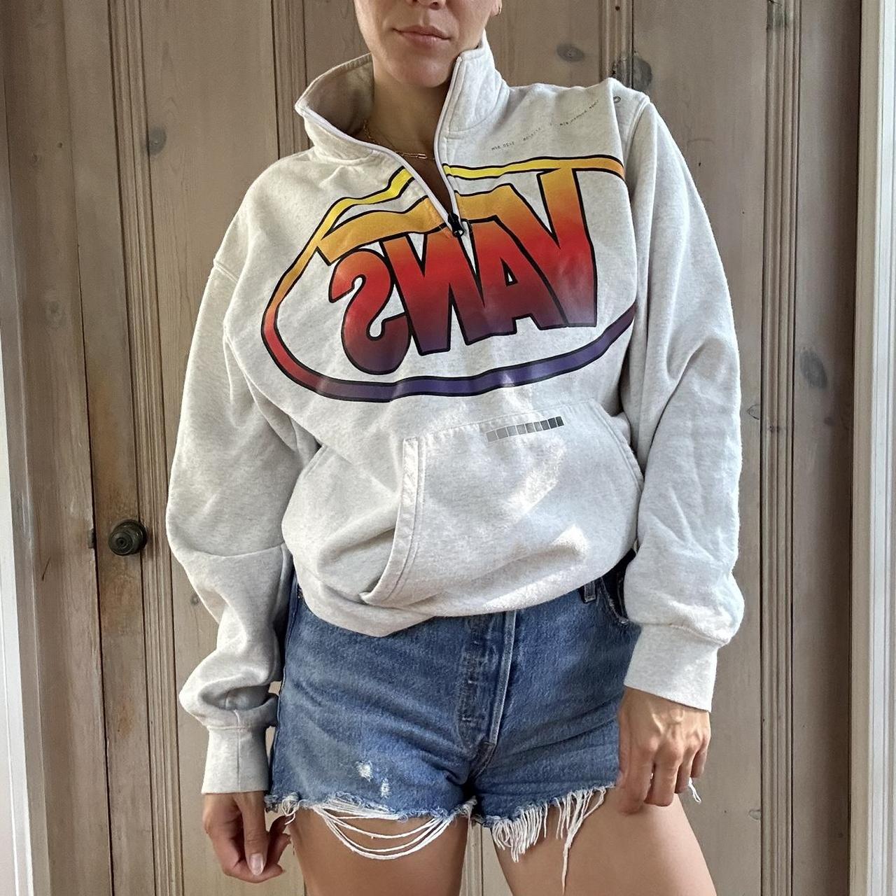 Vans on sale grey sweatshirt