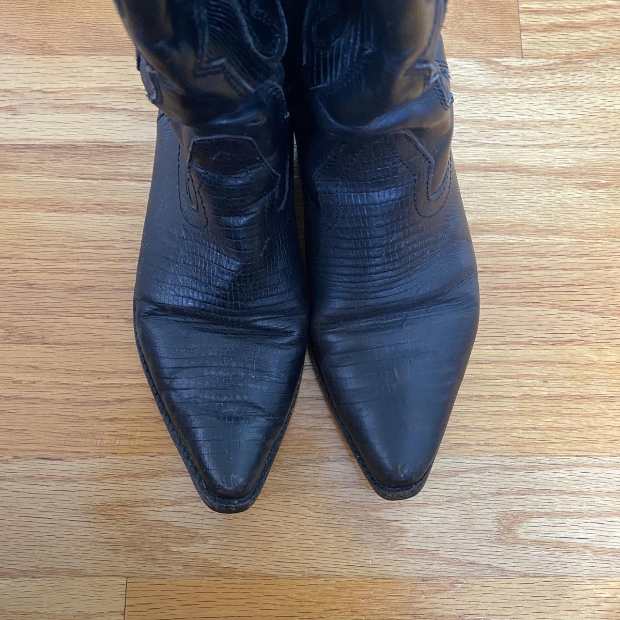 Nine West Cowboy Boots Full leather Size 6.5 (runs... - Depop