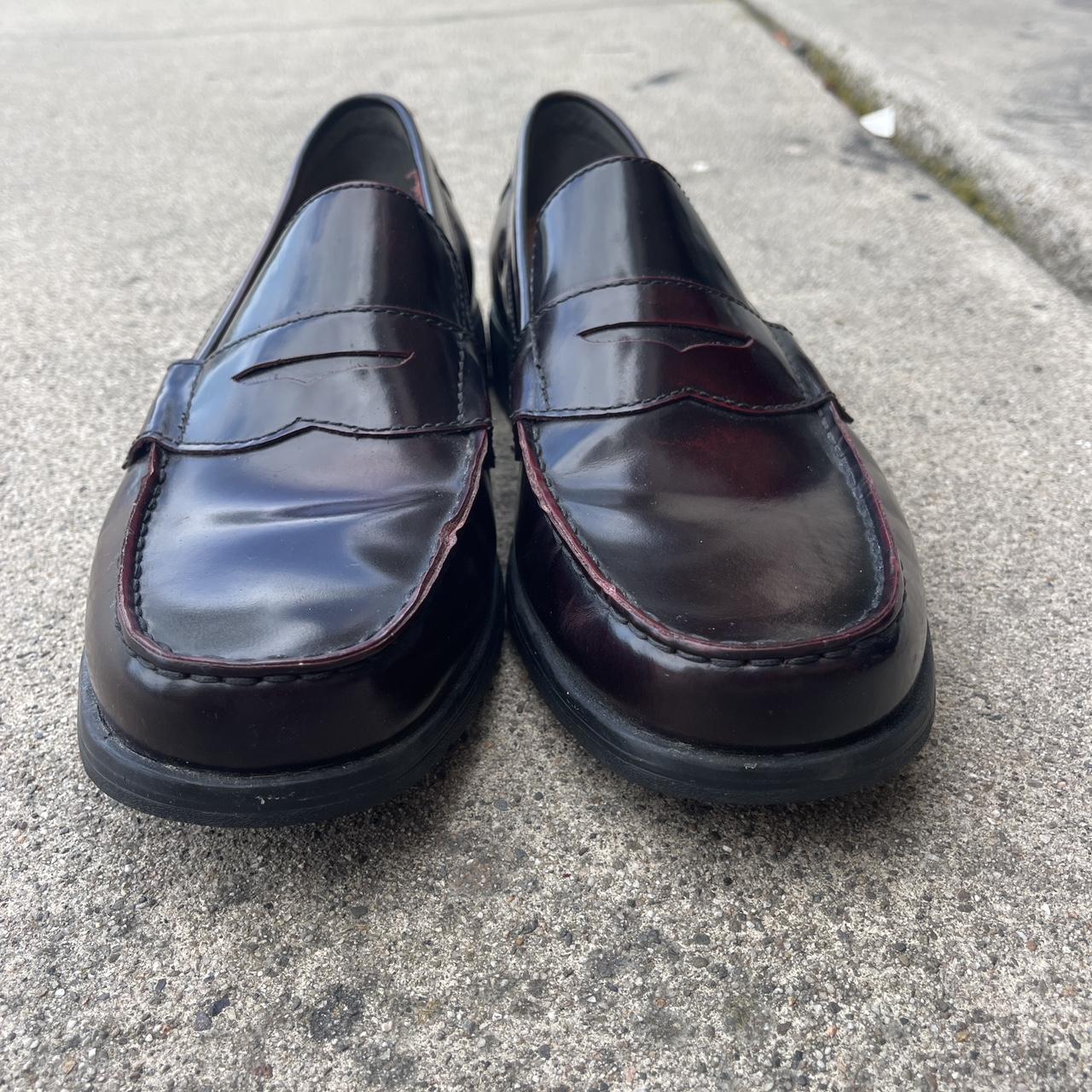 Bostonian burgundy penny loafers Size EU 40, men’s... - Depop