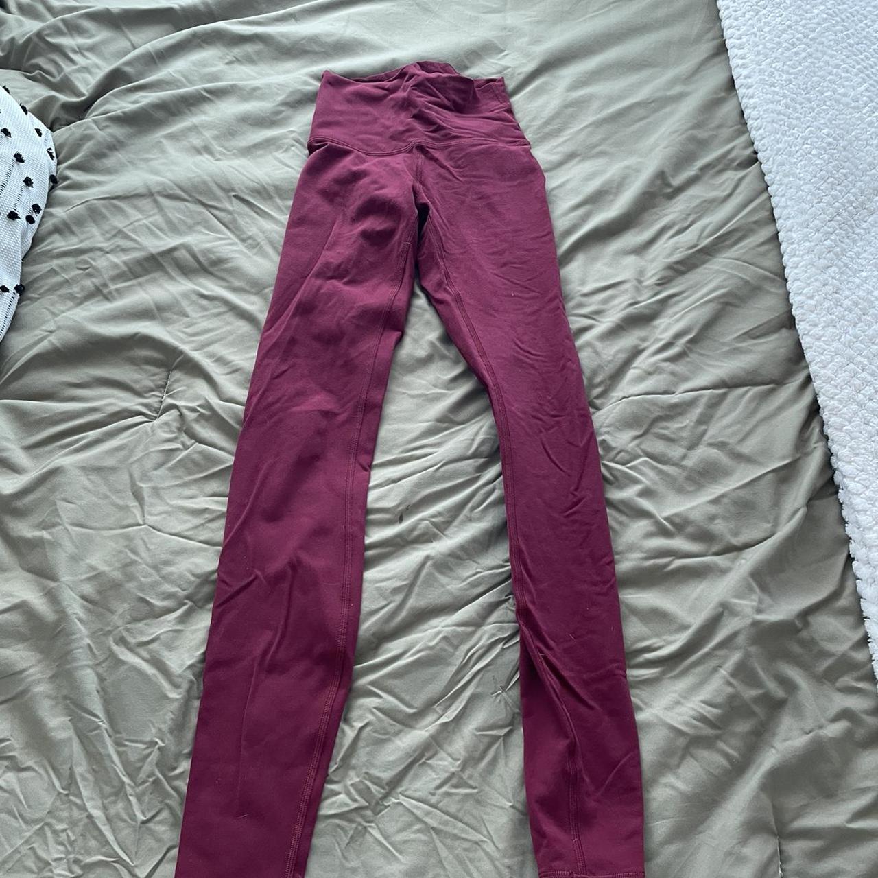 Maroon Lululemon leggings Depop