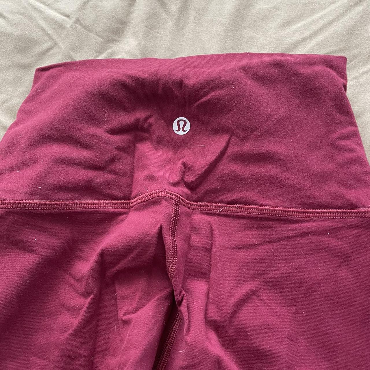Maroon Lululemon leggings Depop