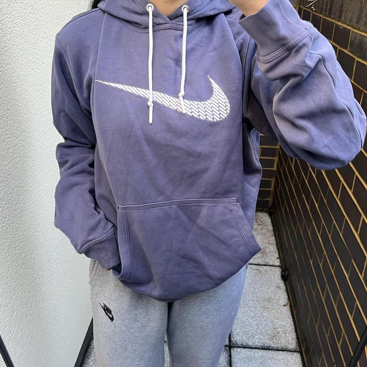 swoosh tape hoodie