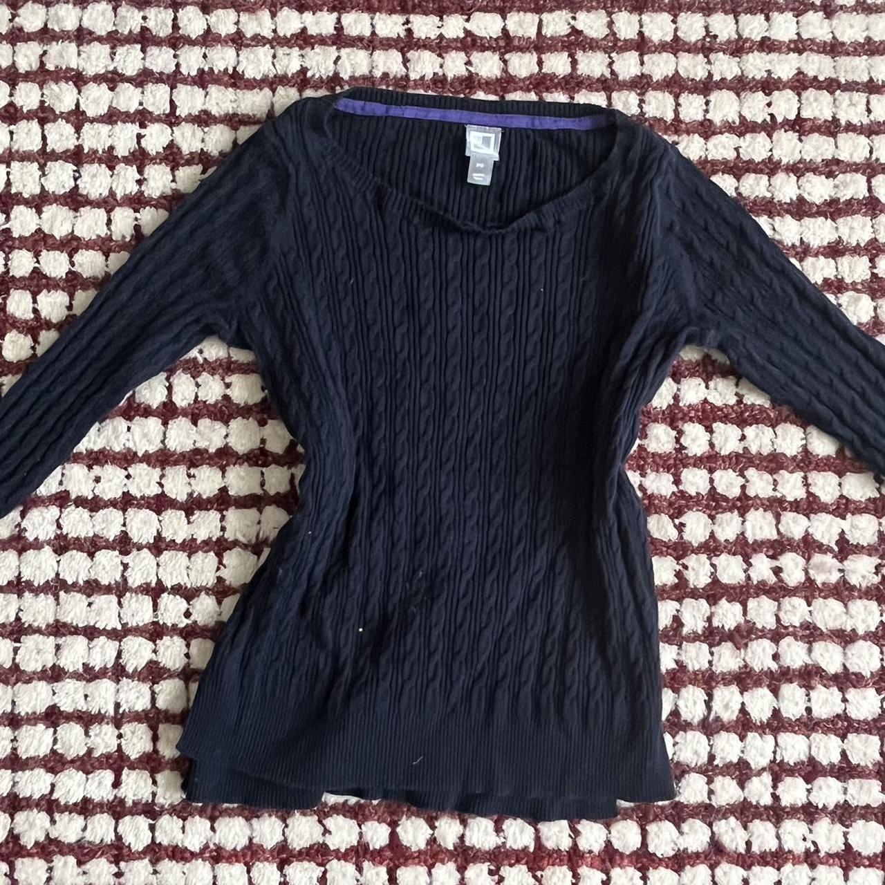 JCPENNY navy knit blue slim fit sweater navy... Depop