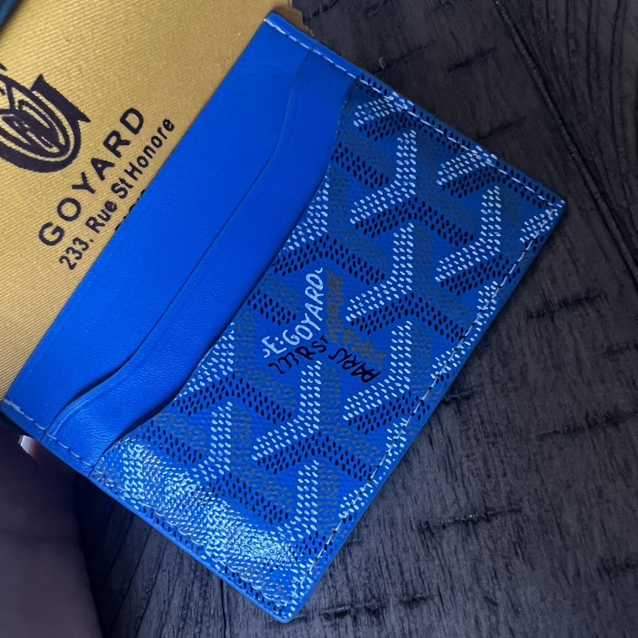 Goyard Card Holder Sky Blue